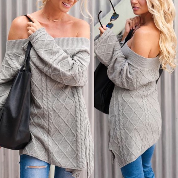 LEELA Hello Fall Knit Sweater - PINK - Picture 3 of 4